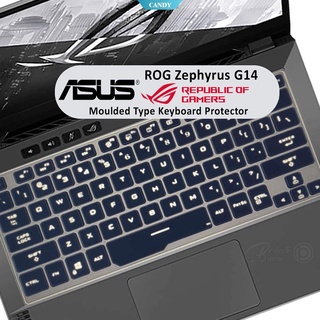 แผ่นครอบคีย์บอร์ดแล็ปท็อป ขนาด 14 นิ้ว สําหรับ ASUS ROG Zephyrus G14 2021 2020 2019 GA401 GA401IH GA401IU GA401IV [CAN]