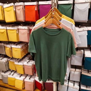 Uniqlo เสื้อยืด คอกลม Dry แขนสั้น