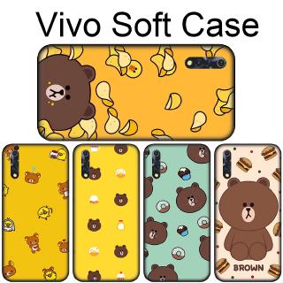 Vivo Y11 V5 Y67 V5s V7 Y75 Y79 V9 Y85 Y89 V11 V15 U3 Lite Plus Pro Soft Case MD60 Rilakkuma Bear