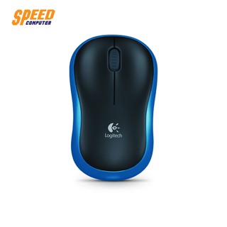 LOGITECH M185 BLUE WIRELESS MOUSE (เมาส์) By Speedcom