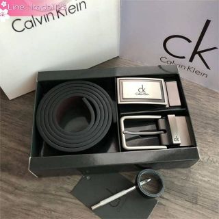 Calvin Klein Belt and Buckle Set ของแท้ ราคาถูก