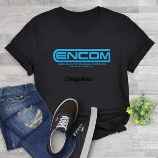 ถูกสุดๆEncom เสื้อยืดลําลอง แขนสั้น พิมพ์ลาย Tron Legacy สไตล์เรโทร สําหรับผู้ชายรหัสเต็ม