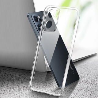 Ready Stock เคส OPPO Reno 7 Pro 5G China New Simple Soft Case Transparent Ultra Thin TPU Silicone Cover Reno7Pro เคสโทรศัพท์