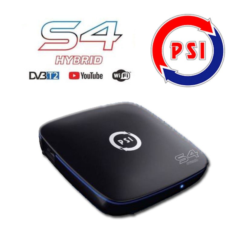 ✱**ใช้กับเสาอากาศเท่านั้น** PSI S4 HYBRID กล่องรับสัญญาณทีวีดิจิตอล WiFi และงานระบบ ยูทูป ใช้การควบค