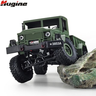 รถบังคับ Scale  2.4G Truck 4x4 Hight-Lmitation U.S.Military 1:16 3853A HengLong รถสเกล