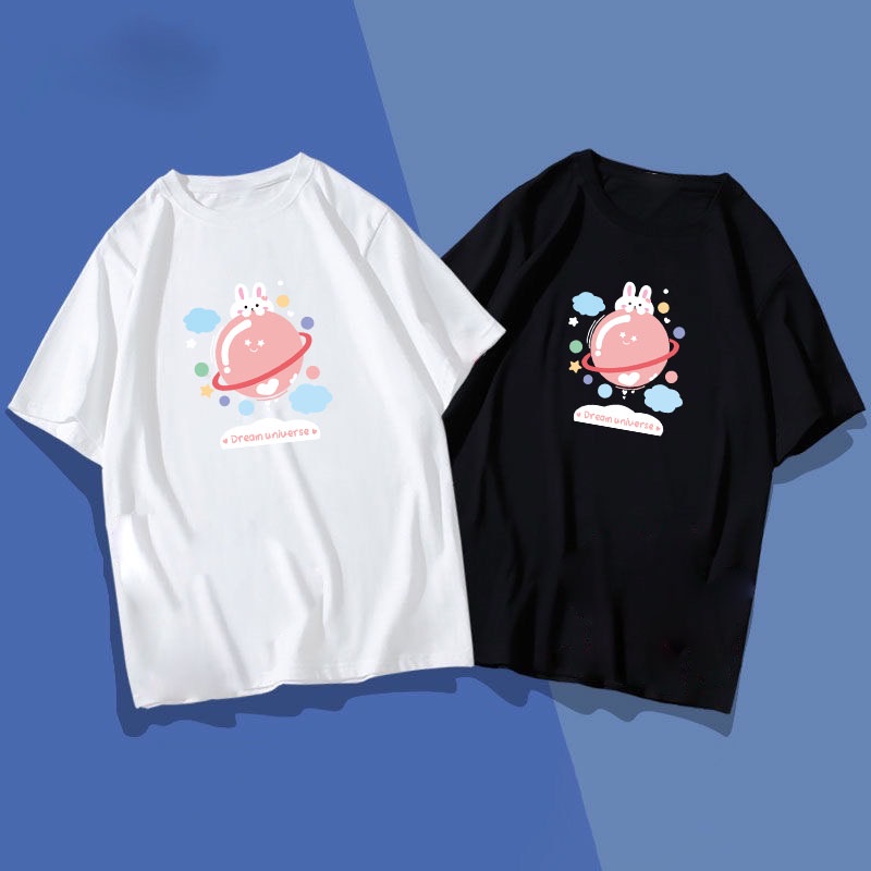 เสื้อทีเชิร์ตเสื้อยืดคอกลมแฟชั่นSportขาว-ดำ พร้อมส่ง T-583