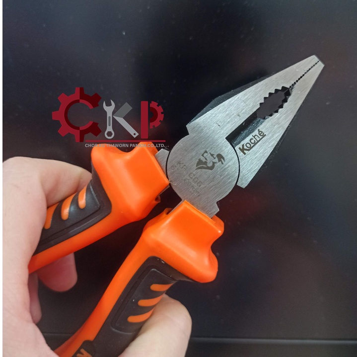 KOCHE คีมปากจิ้งจก ด้ามหนา ขนาด 6", 8" รุ่น KP-C08, KP-C06