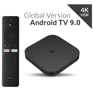 Xiaomi MI TV Box S 4K Android TV Google Cast Netflix IPTV ชุดกล่องรับสัญญาณ 4 เครื่องเล่นมีเดีย MI TV Stick MDZ-22-AB MDZ-24-AA กล่องสมาร์ททีวี บลูทูธ รีโมทคอนโทรลด้วยเสียง Google Assistant