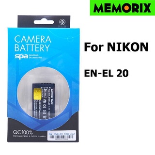 SPA battery For Nikon EN-EL20 Camera Battery แบตเตอรี่กล้อง