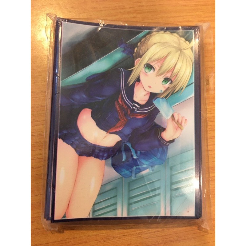 Fate/Grand Order FGO Saber Nero doujin Card Sleeve Protector