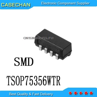 วงจรรวม SMD TSOP75356WTR 56KHZ 75356 TSOP75356 10 ชิ้นต่อล็อต