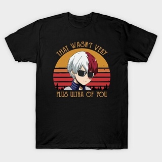 ขายดี!เสื้อยืดผ้าฝ้าย พิมพ์ลาย Shoto Todoroki -That Wasnt Very PLUS ULTRA of You ADihko14FLhghp85S-5XL