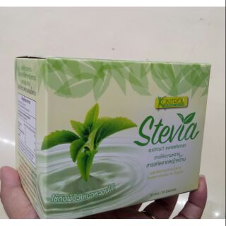 Stevia สตีเวียคอนโทรล สารสกัดจากหญ้าหวาน บรรจุ30ซอง