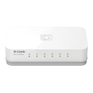 D-Link HUB Hub 5 Port 10/100 DES-1005C Switching Hub (สวิตฮับ 5  พอร์ต) ออกใบกำกับภาษีได้ รับประกันตลอดอายุการใช้งาน