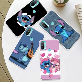 เคสโทรศัพท์ ซิลิโคน TPU แบบนิ่ม ลาย Stitch สําหรับ Moto E20 E30 E40