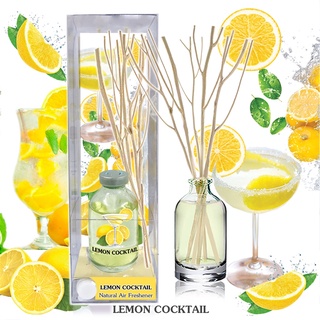 ฟุ้งสบายไม้หอม 40 mlกลิ่น LEMON COCKTAIL ค๊อกเทลมะนาว