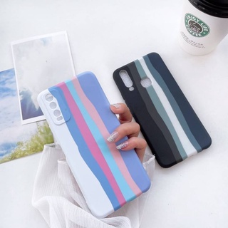 เคสกำมะยี่สายรุ่งรุ่น​Oppo​A3s​A5s​A7​A12​F9​A52020​A92020​A15​A93​ F7​F11pro​Reno4​Reno5​พ้อมส่ง🚛📦