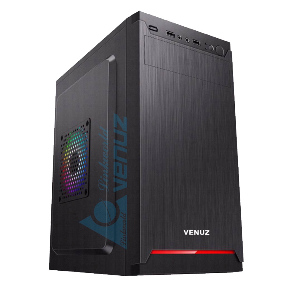 เคสคอมพิวเตอร์ M-ATX VENUZ รุ่น VC-1701 / 1702 / 1703 / 1704 / 1705 พร้อมช่องอ่าน CD/DVD มีประกัน