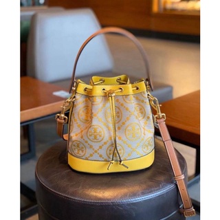 งานช็อป 💛 Tory Burch Monogram Jacquard Bucket Bag