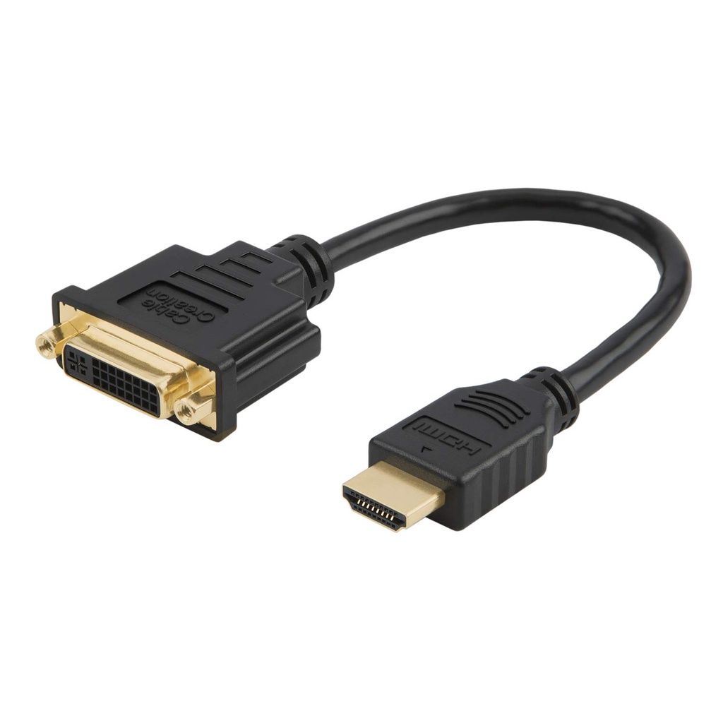 สาย HDMI to DVI, อะแดปเตอร์ HDMI Male to DVI (24+1) ตัวเมีย, อะแดปเตอร์ 1080P DVI to HDMI Conveter, 