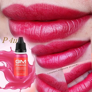 สี GM สักปาก เชื้อน้ำ สีนาโนออแกนิค ติดเร็ว ได้มาตรฐานมีใบรับประกันสี