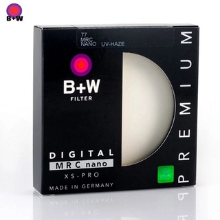 B+W Digital UV Filter 49mm 52mm 55mm 58mm 62mm 67mm 72mm 77mm 82mm XS-PRO MRC Nano UV Haze Protective Filter