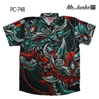 ⚡ ส่งฟรี⚡เสื้อเชิ้ต งานต่อลาย Mr-Junko ราคาคุ้มค่าที่สุด PC-748