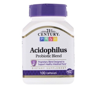 ((พร้อมส่ง)) 21st Century, Acidophilus Probiotic Blend 100 แคปซูล