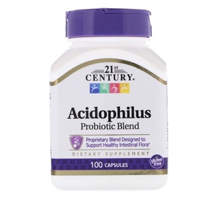 ((พร้อมส่ง)) 21st Century, Acidophilus Probiotic Blend 100 แคปซูล