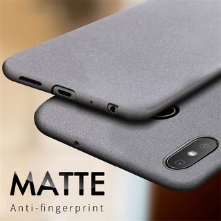 แบบด้าน เคส Soft Case Ultra Thin Sandstone Matte Phone Cover VIVO V11 V11i V19 V19 Neo S1 Pro Y31 Y12S