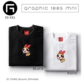 เสื้อยืดกราฟิก MNL Blossom Powerpuff Girls v402 เสื้อเชิ้ตที่กําหนดเอง Unisex Tshirt สําหรับผู้ ;CB