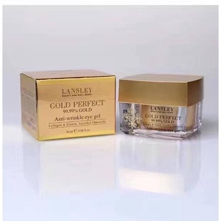 ANNILOVE 🔥พร้อมส่ง🔥-BEAUTY BUFFET LANSLEY GOLD PERFECT ANTI WRINKLE EYE GEL - เจลทองลดริ้วรอยรอบดวงตาแลนเลย์ 20ML. Y20