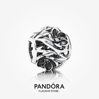 Pandora ชาร์มฉลุลายดอกไม้ ของขวัญวันเกิด สําหรับสุภาพสตรี p825