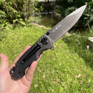 มีดพับพกพา มีดพับเดินป่า มีระบบดีดใบมีด ใช้เดินป่า ในรถยนต์ …