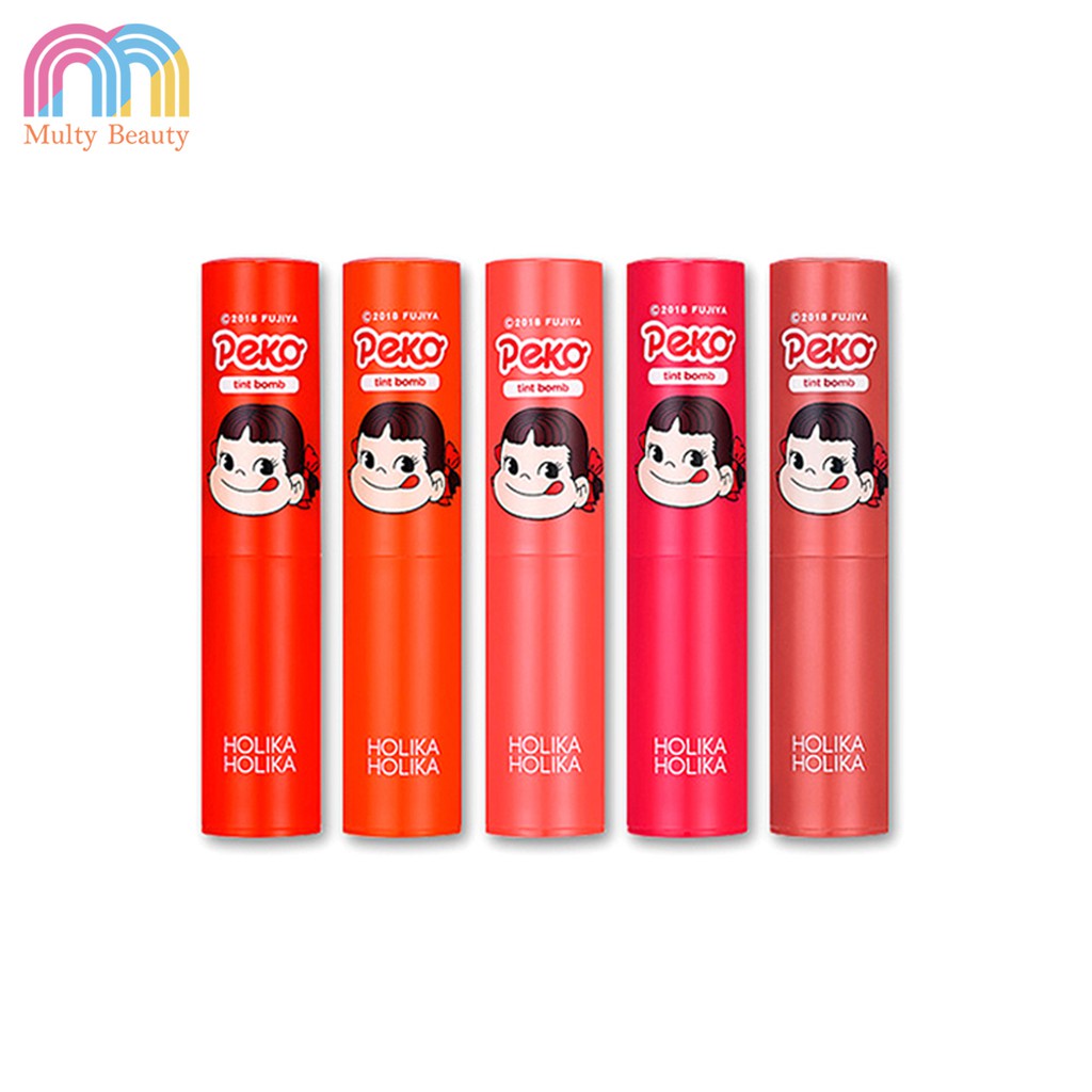 Holika Holika x Peko Water Drop Tint Bomb 2.5g ลิปทินท์ลายเปโกะจัง