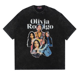 เสื้อยืดวินเทจTxc เสื้อยืดเพลงอาร์ติสต์ // OLIVIA RODRIGO // โอเวอร์ไซซ์ // น้ํายาล้างกรด S-4XL