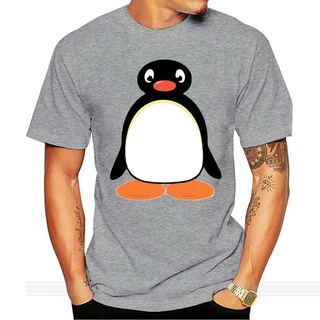 เสื้อยืด Pingu ทุกขนาด # เสื้อยืด พิมพ์ลาย สีขาว สไตล์ฮิปฮอป ให้เป็นของขวัญS-5XL