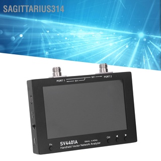 Sagittarius314 เครื่องวิเคราะห์เครือข่ายเวกเตอร์ หน้าจอ Lcd 7 นิ้ว ชุดเสาอากาศ Vna ชนิดสัมผัส ตัวเก็บประจุ