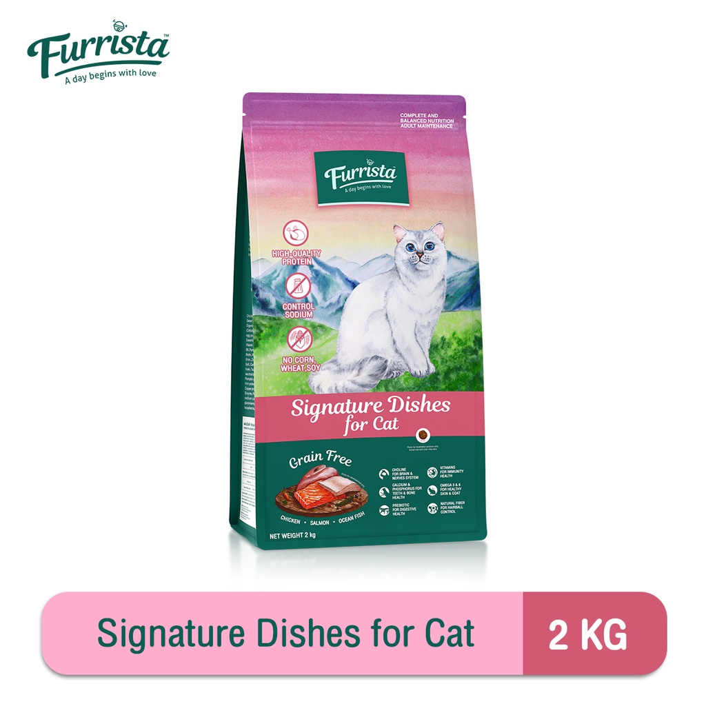 [Clearance🔥] Furrista - Grain free อาหารแมวเกรนฟรี ขนาด 2KG ***Exp 29/11/2025
