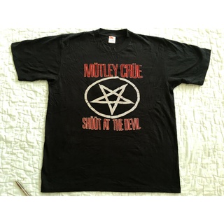 เสื้อยืดเด็กผช - -วินเทจ1983-84MotleyCrueตะโกนใส่เสื้อยืดผู้ชายมารทัวร์เทรนด์สุดฮอต466285