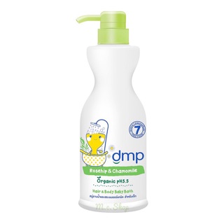 DMP Rosehip &amp; Chamomile 480 ml. เดอร์มาพอน ผลิตภัณฑ์ทำความสะอาดร่างกาย และเส้นผม 480 ml.