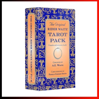 แผ่นภาษาอังกฤษ The Original Rider Waite Tarot 78 แผ่นสําหรับติดรถยนต์