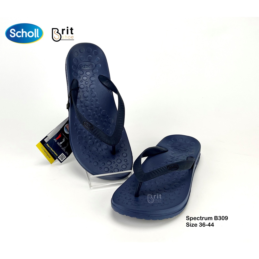 Scholl Spectrum 3U-B309 รองเท้าสกอลล์ รองเท้าสุขภาพ ผู้หญิงและผู้ชาย