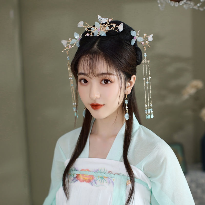 กิ๊บติดผม ประดับพู่ สไตล์โบราณ แฟชั่นฮั่นฝู สําหรับผู้หญิง - รูปที่ 5