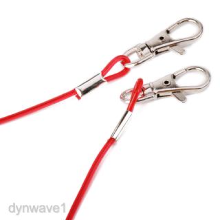 lot 5pcs Kayak Boat Wire Core Lip Grips Safety Tool Lanyard Tether Cord Clip