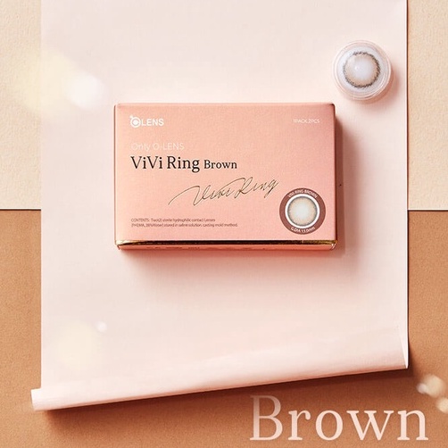 [พร้อมส่ง‼️] คอนแทคเลนส์รายเดือน Olens รุ่น ViviRing สี Brown