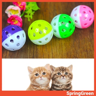 (SPRINGGREEN) ลูกบอลพลาสติกของเล่นสำหรับสัตว์เลี้ยง