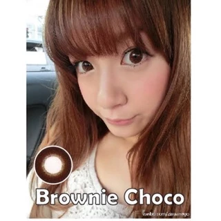 ส่งด่วนทุกวัน‼️คอนแทคเลนส์ สีช็อกโก Brownie / Moonlight Choco ขนาดบิ๊กอาย