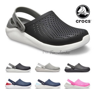 รองเท้าแตะ Crocs LiteRide™ Clog Crocs Mules 🌵⚠️ สินค้าพร้อมส่ง รองเท้าสีดำ