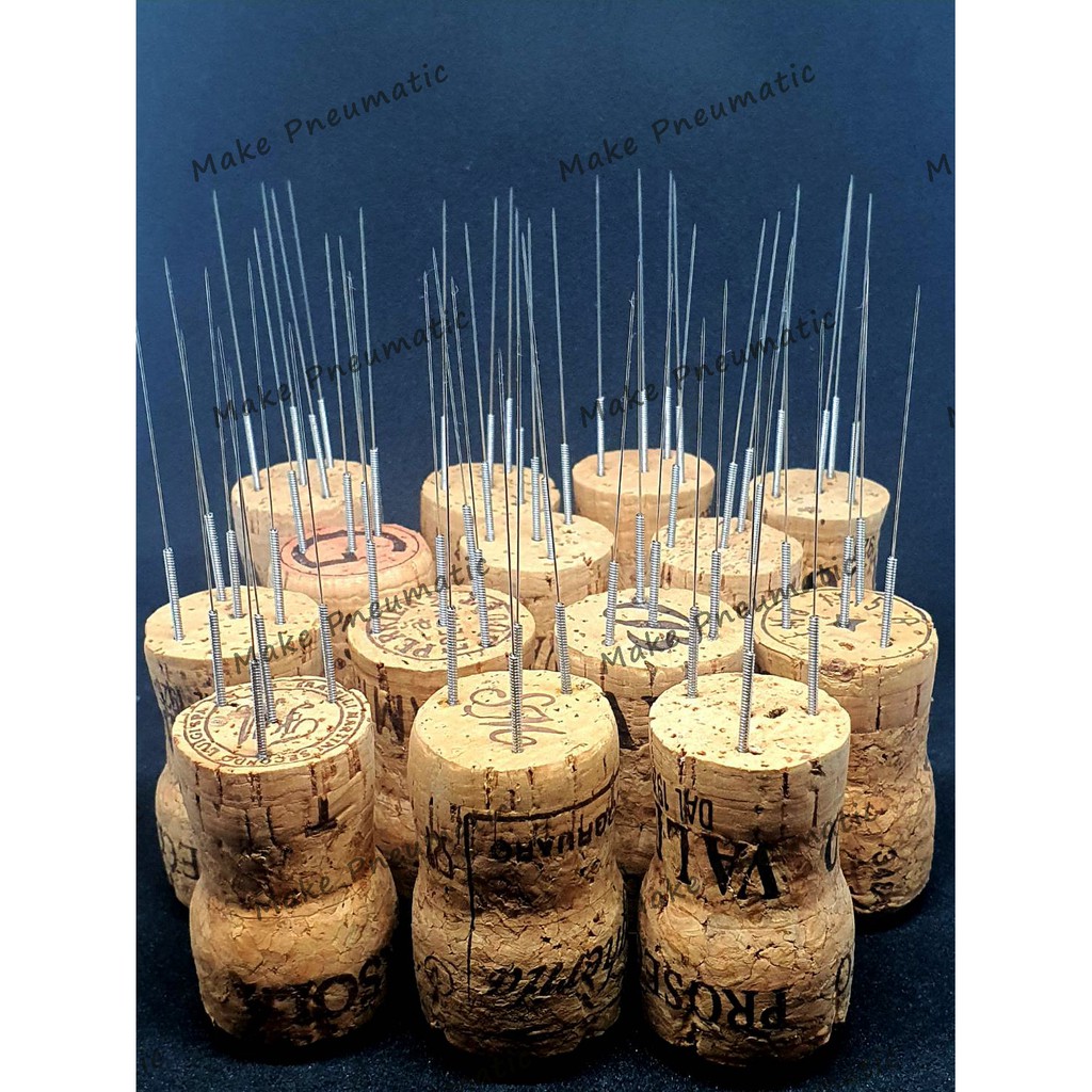 เข็มเกลี่ยผงกาแฟ cloth powder needles จุกไม้ก๊อก จุกแชมเปญ